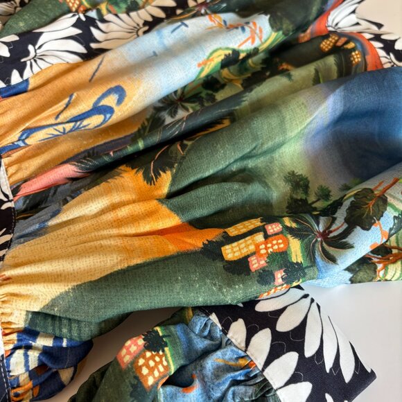 NWT Carioca Lenzing Ecovero Viscose Mini Dress in sz M - Picture 8 of 11